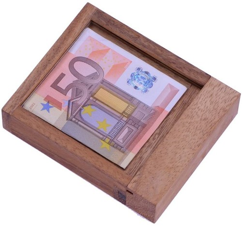 Money trickkiste aus holz - money, –
