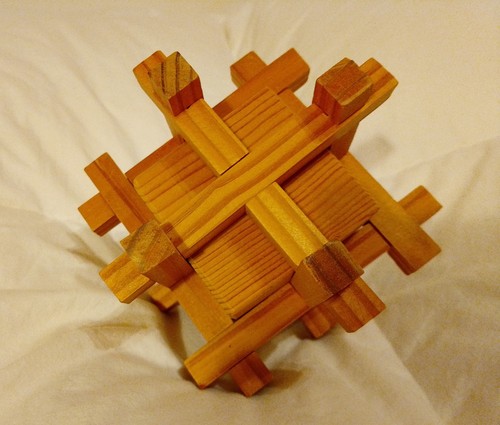 Knobelspiel holz schatzkiste - holz,